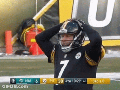 Football Player Number 8 Celebrates GIF