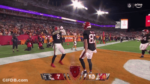 Football Player Number 8 Dancing GIF