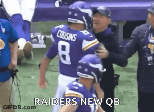 Football Player Number 8 Hugged By Coach GIF