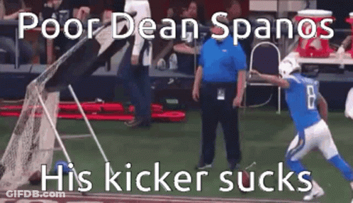 Football Player Number 8 Kicking Ball GIF