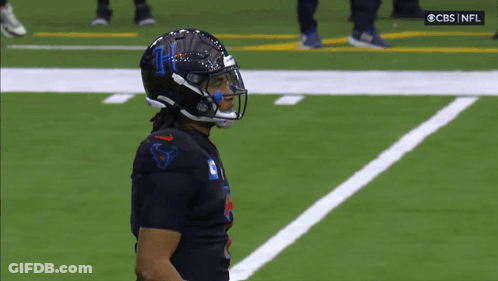 Football Player Number 8 On Field GIF