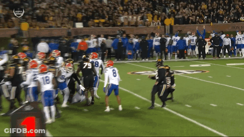 Football Player Number 8 On Field GIF