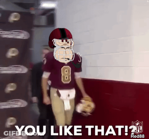 Football Player Number 8 Says You Like That GIF