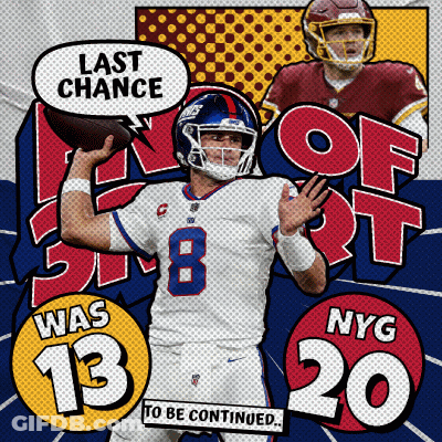 Football Player Number 8 Throwing Football GIF