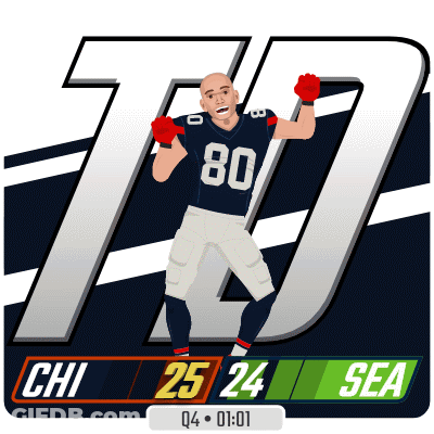 Football Player Number 80 GIF