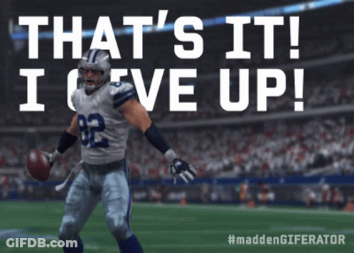 Football Player Number 82 Holding Football GIF