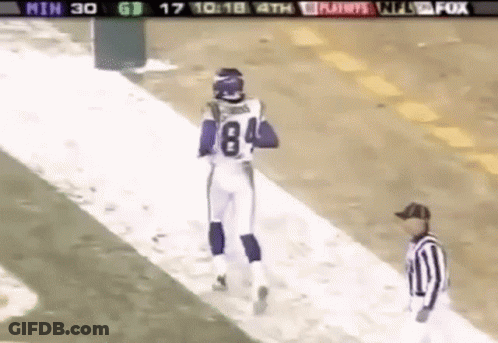 Football Player Number 84 Running On Field GIF