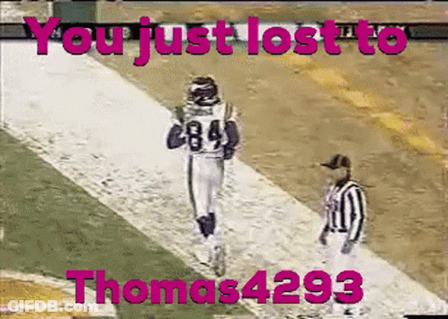 Football Player Number 84 Walking Down Field GIF