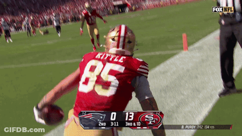Football Player Number 85 GIF