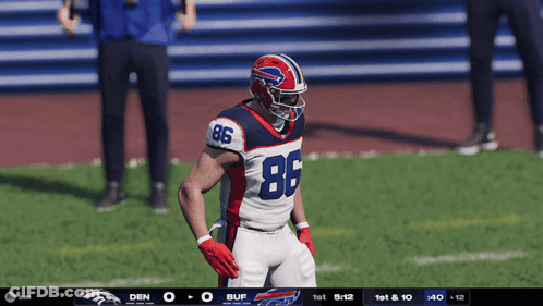 Football Player Number 86 GIF