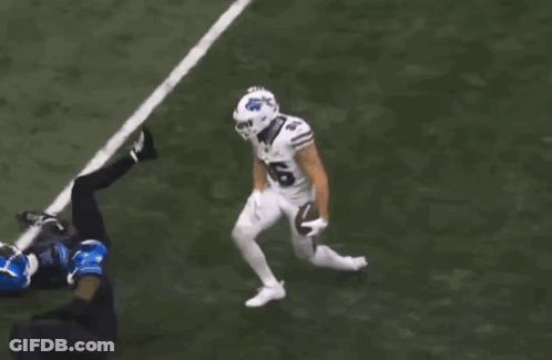 Football Player Number 86 Pointing GIF
