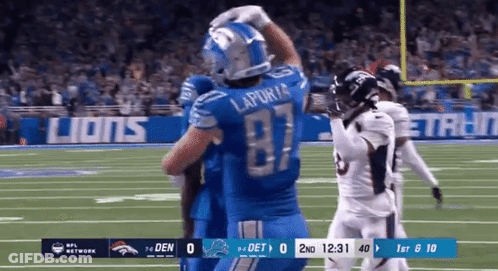 Football Player Number 87 GIF