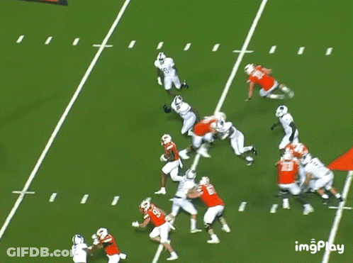 Football Player Number 87 On Field GIF