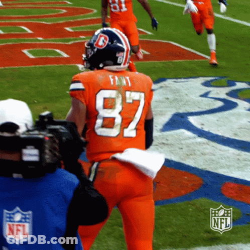 Football Player Number 87 GIF