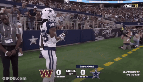 Football Player Number 88 On Field GIF