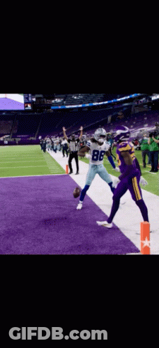 Football Player Number 88 Standing On Field GIF