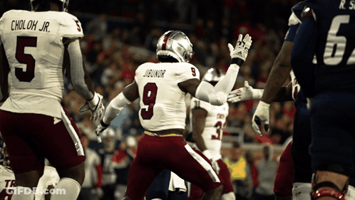 Football Player Number 9 GIF