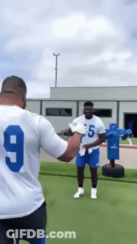 Football Player Number 9 GIF