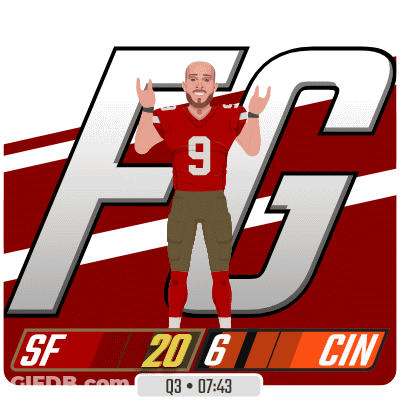 Football Player Number 9 Cartoon GIF