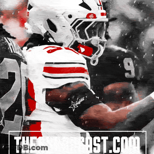 Football Player Number 9 GIF