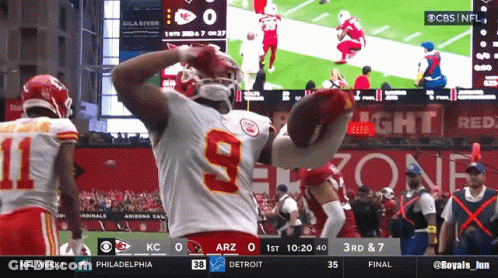 Football Player Number 9 GIF