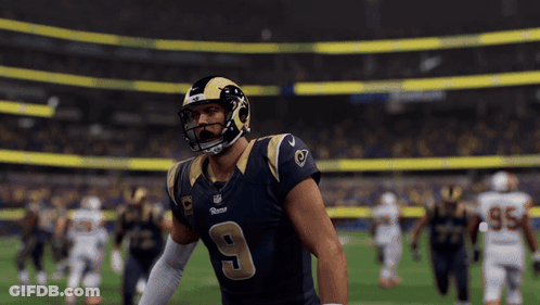 Football Player Number 9 GIF
