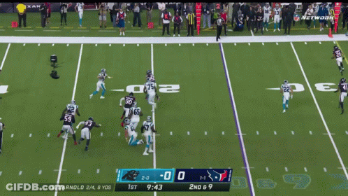 Football Player Number 90 Celebrating GIF