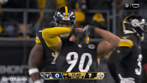 Football Player Number 90 On Shirt GIF