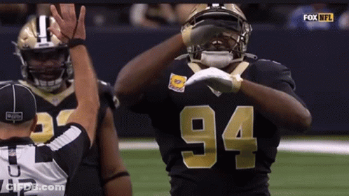 Football Player Number 94 Dancing GIF