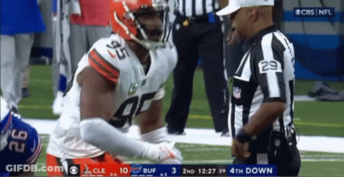 Football Player Number 95 GIF
