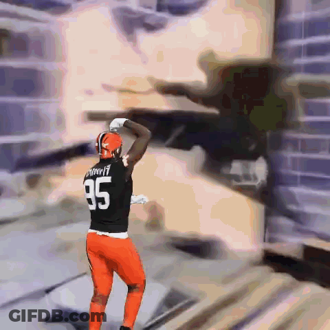 Football Player Number 95 GIF