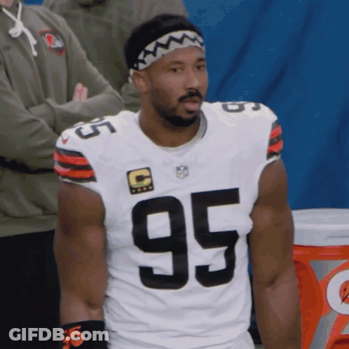 Football Player Number 95 GIF