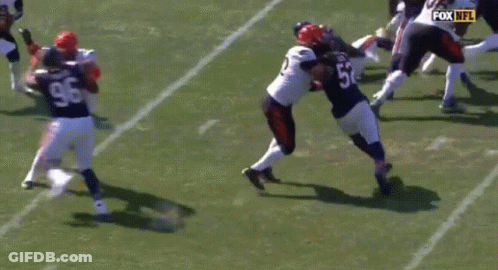 Football Player Number 96 GIF