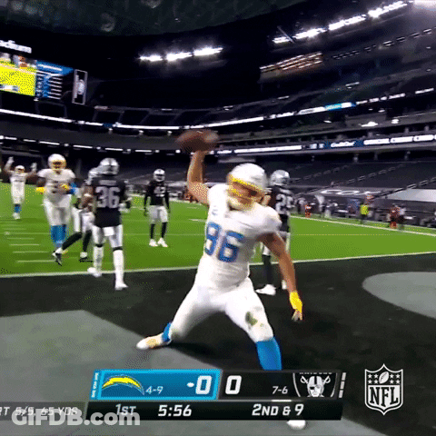 Football Player Number 96 Jumping In Air GIF
