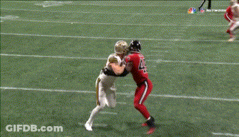 Football Player Number 99 Running On Field GIF