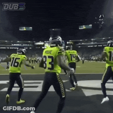 Football Player On Field With Score 13 To 16 GIF
