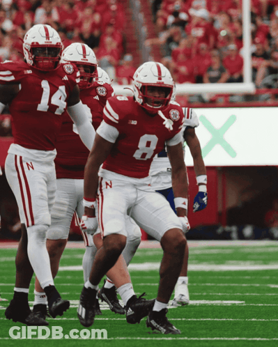 Football Player Red Jersey Number 9 GIF