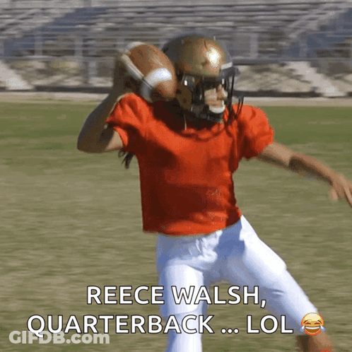 Football Player Reece Walsh Quarterback Lol GIF