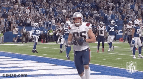 Football Player Running With Ball GIF