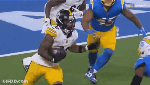 Football Player Running With Ball GIF