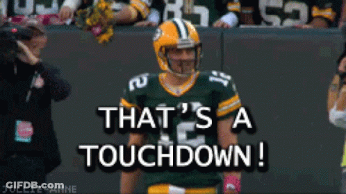Football Player Saying That's A Touchdown GIF