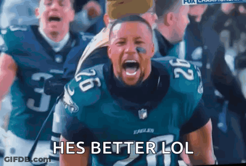 Football Player Screaming In Front Of Group GIF