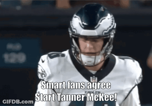 Football Player Smart Fans Agree Start Tanner McKee GIF