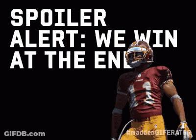 Football Player Spoiler Alert We Win At The End GIF