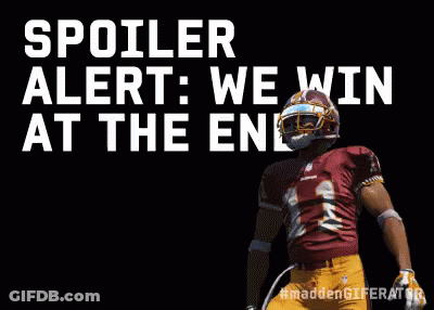 Football Player Spoiler Alert We Win At The End GIF
