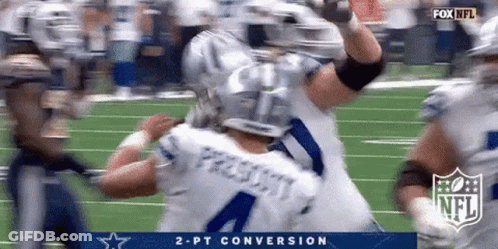 Football Player Tackled During Game GIF