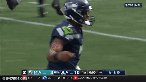 Football Player Touchdown GIF