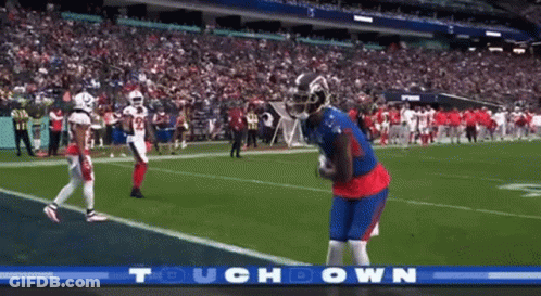 Football Player Touchdown GIF