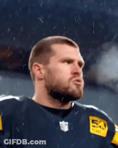Football Player Wearing 50 Years Jersey GIF