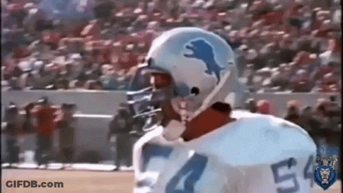 Football Player Wearing Dolphin Helmet GIF